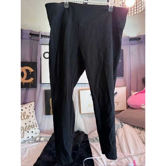Women’s plus size 2x xxl black ck Calvin Klein Performance Leggings - Picture 1 of 5